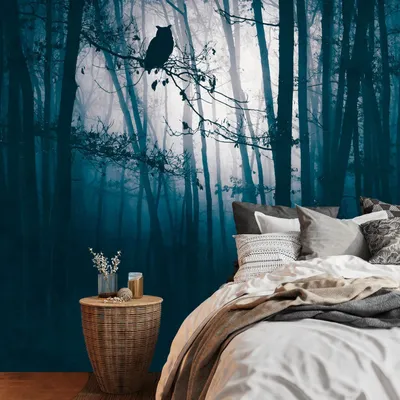 Produktbild von A.S. Creation Livingwalls Fototapete The Wall III 399091 Eine Rolle Ein Motiv 371 x 280 cm Blau Schwarz