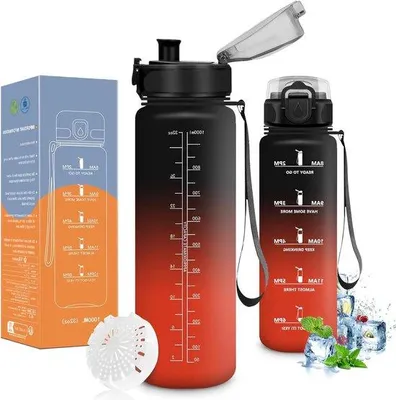 Produktbild von Wassersportflasche 1L für kohlensäurehaltige Getränke