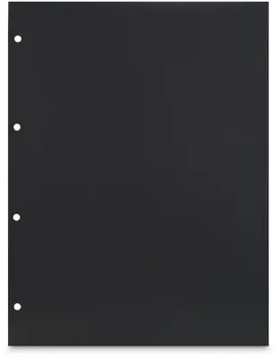 Immagine prodotto di Cartoncino fotografico Hama, 23,3 x 31 cm, perforato, 25 fogli, nero (00007553)