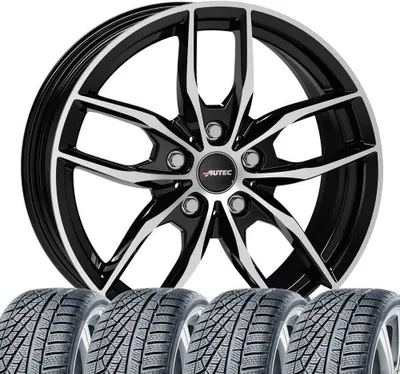 Zdjęcie produktu dla Kompletne koła Kompletne koła zimowe Opony z felgami Bavaris 6.5x16 ET54 5x112 kompatybilne z Mini 3-drzwiowym 5-drzwiowym kabrioletem