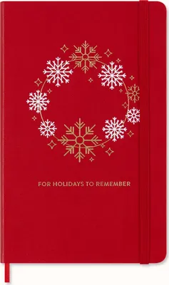 Produktbild von Moleskine Holiday Notizbuch, L/A5, Scharlachrot