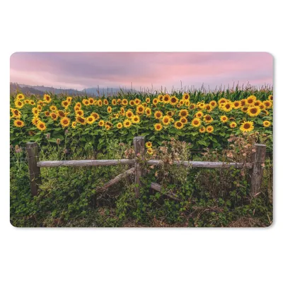 Produktbild von MuchoWow® Mauspad Mousepad Sonnenblume - Blumen - Pflanzen 27x18 cm - Mousepads - Maus Mat - Pad - Mausunterlage - Büroartikel - Desk Matten