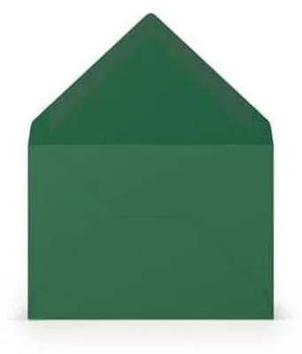 Produktbild von Briefumschläge C7, Forest, nassklebend, 80 g/m², 5 Stück
