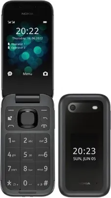 Produktbild von Nokia 2660 Flip TA-1474 Schwarz 4G LTE Dual Sim Senioren Tasten Klapp Handy