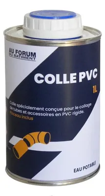 Image de Colle pour raccord en PVC gel pot en métal de 1000ml – UNECOL – 2674