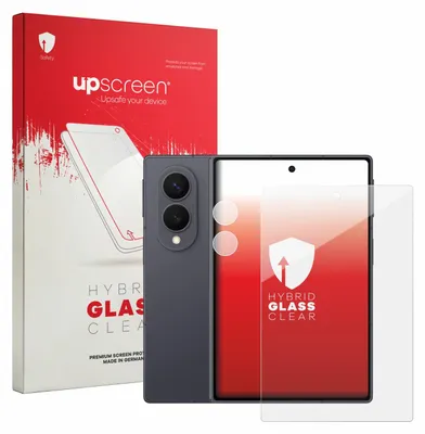 Produktbild von upscreen Schutzglas für Samsung Galaxy Z Fold 8 (Display+Kamera) Schutzfolie Panzer Folie Glas Display Schutz klar