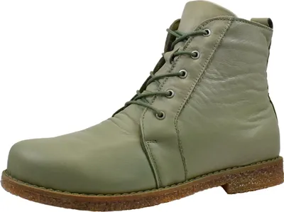 Produktbild von Andrea Conti Damen Stiefelette Leder Schnürboot Krepp Laufsohle 0348718, Größe:37 EU, Farbe:Grün