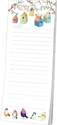 Produktbild von Magnet Notizblock Vogelhäuschen Kühlschrankmagnete Kühlschrankmagnet Vögel