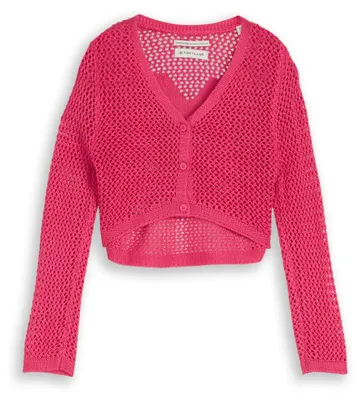 Produktbild von Cropped Cardigan mit Rückenmuster