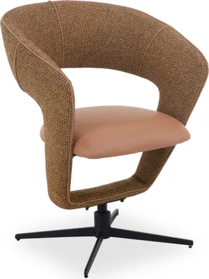 Produktbild von Polsterstuhl HARPER HERMANUS LBH 61x63x85 cm braun Esszimmerstuhl