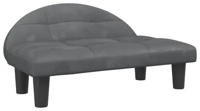 Obrázok produktu pre vidaXL Pelech pre psa tmavosivý 70x52x30 cm zamat