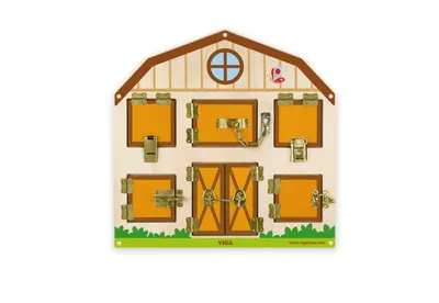 Produktbild von Viga - Holzspiel - Verriegeln und Entriegeln