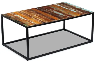 Produktbild von vidaXL Couchtisch Altholz Massiv 100x60x40 cm