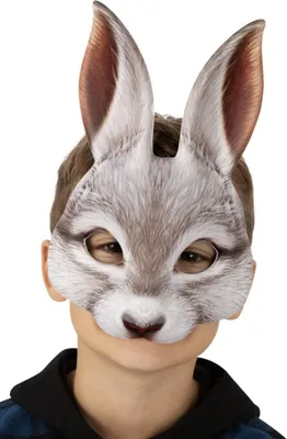 Produktbild von Weißer Hase Maske für Kinder