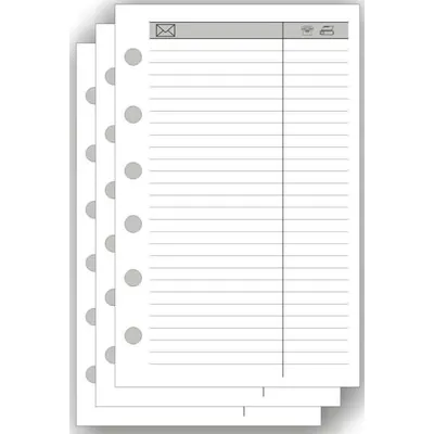 Produktbild von Adresseinlage A7 Mini 80x125mm 50 Blatt