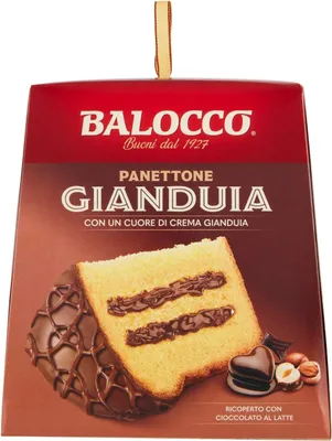Produktbild von Balocco Panettone Gianduia-Kuchen, 800 Gramm