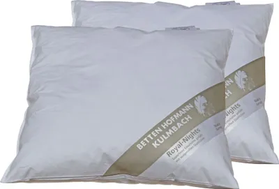 Produktbild von 2 Stück Betten Hofmann Pusta Kopfkissen 35x35 Kleinkissen Kuschelkissen 30% Daunen 180g