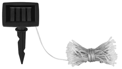 Produktbild von Solar Lichterkette, 192x LED schwarz, IP44, L 150 cm