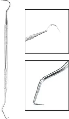 Produktbild von CHPN - Zahnsteinentferner - Zahnsteinentfernung - Zahnarzthaken - Zahnarzthaken - Schaber - Haken - Mundhygiene - Universal