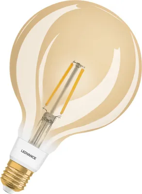 Produktbild von Ledvance Smart+ LED Filament Leuchtmittel Globe G120 6W = 55W E27 680lm Gold Extra Warmweiß 2400K dimmbar Zigbee