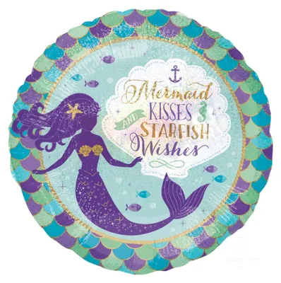 Zdjęcie produktu dla Amscan Mermaid Wishes & Kisses 0 0 STK