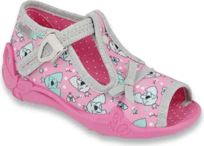 Produktbild von BEFADO Mädchen Sneakers Flexible Wauwau, Klettverschluss, Rosa 21
