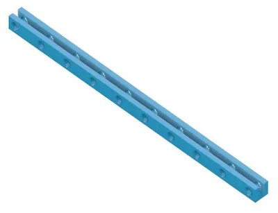 Produktbild von Makeblock Verbindungsprofil 0808, Aluminium eloxiert, M4-Gewindeverzahnung, 8x8 mm - Länge: 152 mm