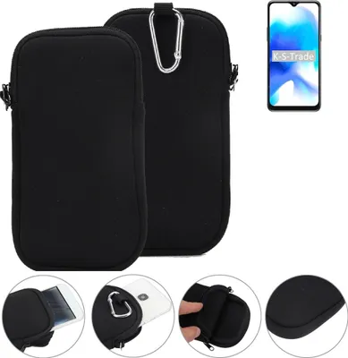 Produktbild von K-S-Trade Neopren-Hülle Handyhülle kompatibel mit Blackview A80s Schutzhülle Neoprenhülle Sleeve Schutz-Hülle Gürtel Tasche Case Holster