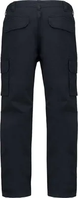 Produktbild von Kariban Herren Cargohose Cargo Hose Baumwolle Freizeithose Arbeitshose, Größe:44, Farbe:Dark Navy
