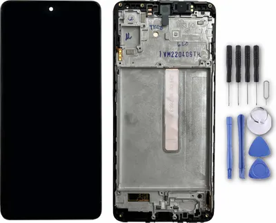 Produktbild von Samsung LCD Display mit Rahmen GH82-28812A für Galaxy A53 5G M536B Schwarz