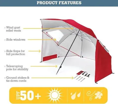 Image de Parasol de plage en tissu