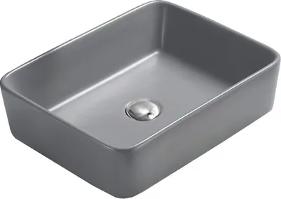 Produktbild von Mexen Catia Aufsatzwaschbecken 48 x 37 cm, Hellgrau matt - 21314861