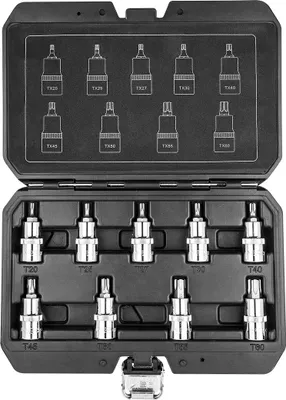 Produktbild von Torx-Bits auf Stecknuss 55 mm, 9er-Set