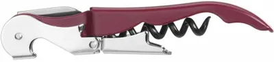 Produktbild von Kellnerkorkenzieher mit Metallgriff, 3 Funktionen, zusätzlichem Korkenzieher und Flaschenöffner, 120mm