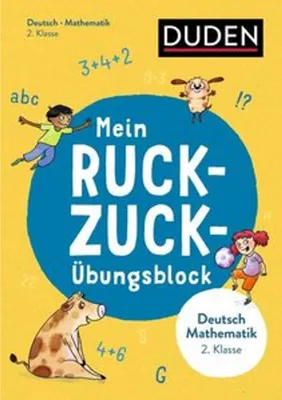 Obrázek produktu pro Mein Ruckzuck-Übungsblock Deutsch/Mathe 2. Klasse