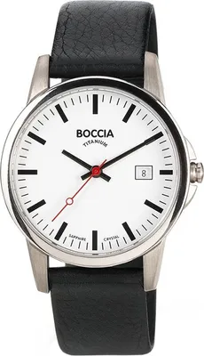 Obrázek produktu pro Pánské hodinky s bílým ciferníkem – výrobce Boccia, model: 3625-05
