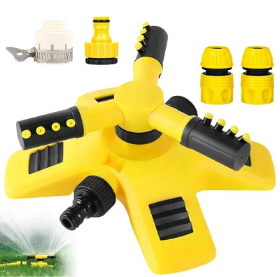 Produktbild von Automatische 360 Grad Gartenbewässerung mit 3 Armen