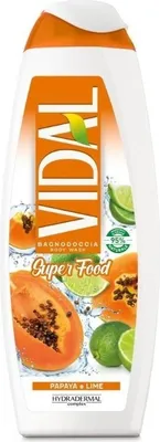 Produktbild von VIDAL Duschgel Super Food Papaya Und Limette 500Ml