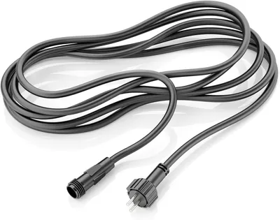 Produktbild von Ledscom.de Verlängerungskabel für das Nemo Stecksystem (IP44) - 3 Meter - Schwarz