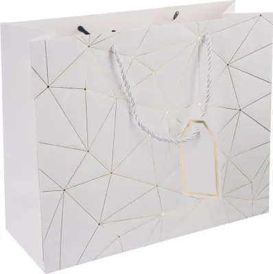 Obrázek produktu pro Dárková taška mřížka 31x12x26 cm_EXTORION