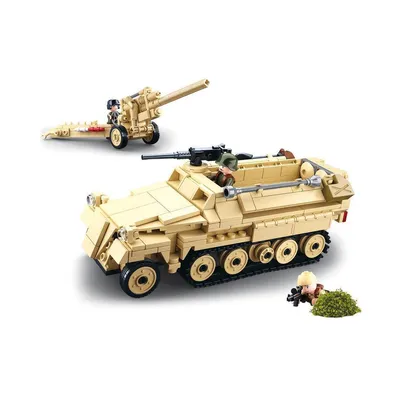 Image de Sluban WWII M38-B0695 Tracteur allemand Half Track - Half Track