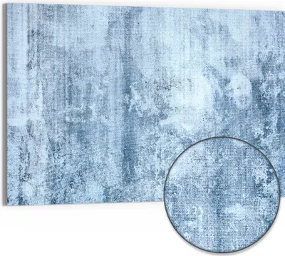 Produktbild von DEQORI Hybrid Leinwand Bild 90x60 cm 'Ewige Betontextur' Wandbild Glas flach modern