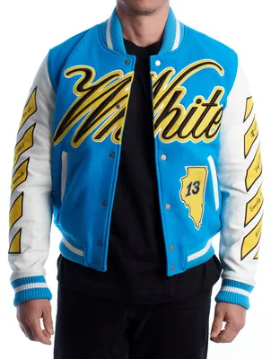 Produktbild von OFF-WHITE Herren-Lederbomberjacke OMJA059S23LEA0014318