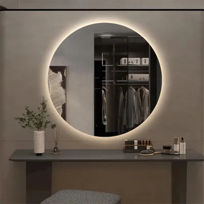 Immagine prodotto di Specchio da bagno rotondo 70cm Design illuminato luci LED Rotorua L