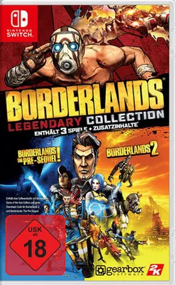Produktbild von 2K Borderlands Legendary Collection, Nintendo Switch, Multiplayer-Modus, M (Reif), Physische Medien