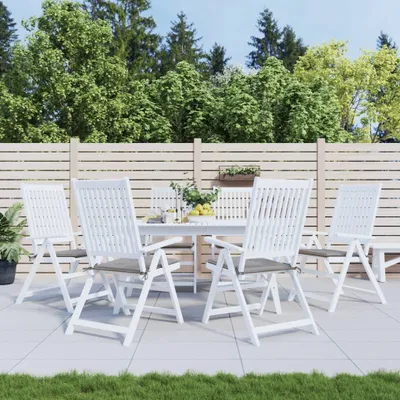 Immagine prodotto di The Living Store Cuscino per sedia da giardino 6 pz. Grigio 50x50x3 cm Tessuto Oxford