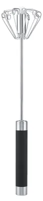Produktbild von Rostfreier, langlebiger, drehbarer manueller Schneebesen aus Edelstahl