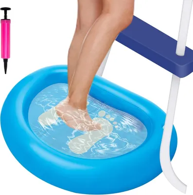 Immagine prodotto di Vaschetta per i piedi gonfiabile, 87 x 65 cm - Ideale per piscina, vasca da bagno o spa