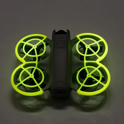 Produktbild von Für DJI Neo Drohne Propeller - Anti Kollisionsfunktion Schutzring Zubehör Grün