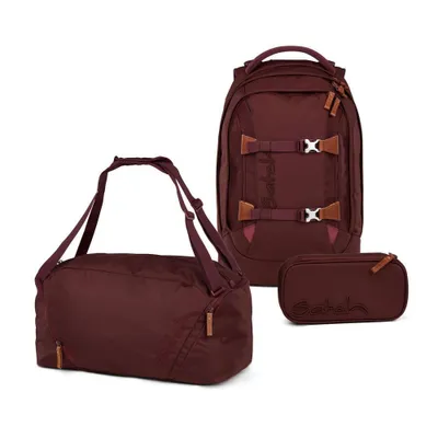Produktbild von Satch Pack Nordic Ruby Skandi Schulrucksack Set 3tlg.